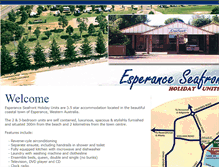 Tablet Screenshot of esperanceseafront.com